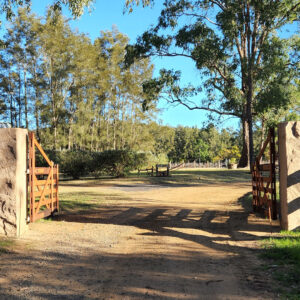 (WITH SH) The Ranch Double Gates